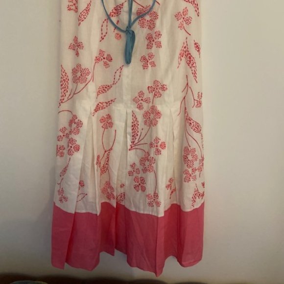 Rare The OC Summer Roberts BCBGMaxAzria Pink Floral Embroidered Dress Size 2 - Picture 2 of 7